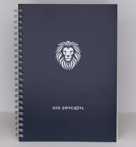 Notatnik "Oto zwyciężył"